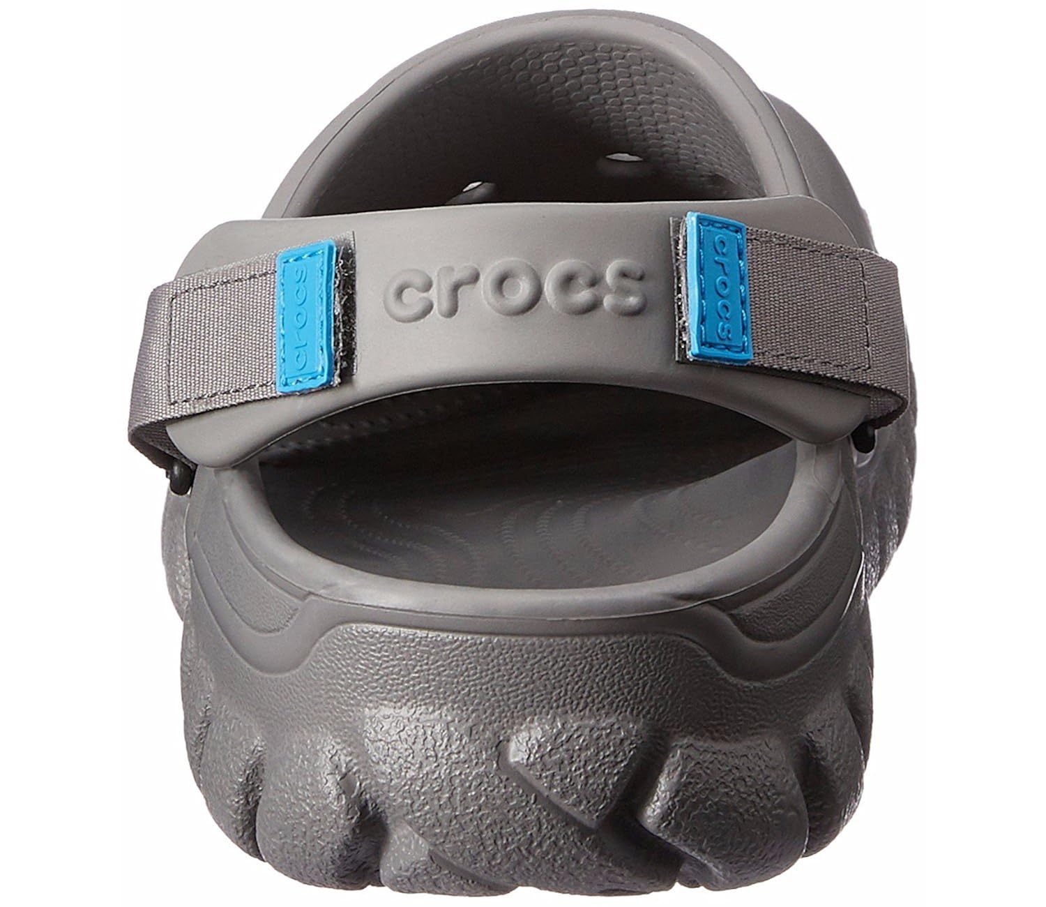 crocs unisex smoke charcoal rubber clogs (crocs_887350746198) -m9w11