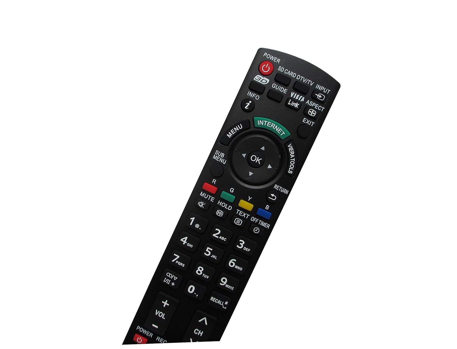Amazon.com: Universal Remote Replacement Control Fit For Panasonic TH-50PZ80  TH-50PX80UA TH-42PZ80 N2QAYB000177 N2QAYB000102 TH-42PX80UA TH-50PX80U ...