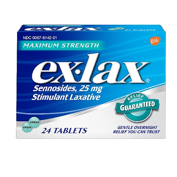 EX-LAX MAXIMUM STRENGTH STIMULANT LAXATIVE CONSTIPATION RELIEF PILLS...