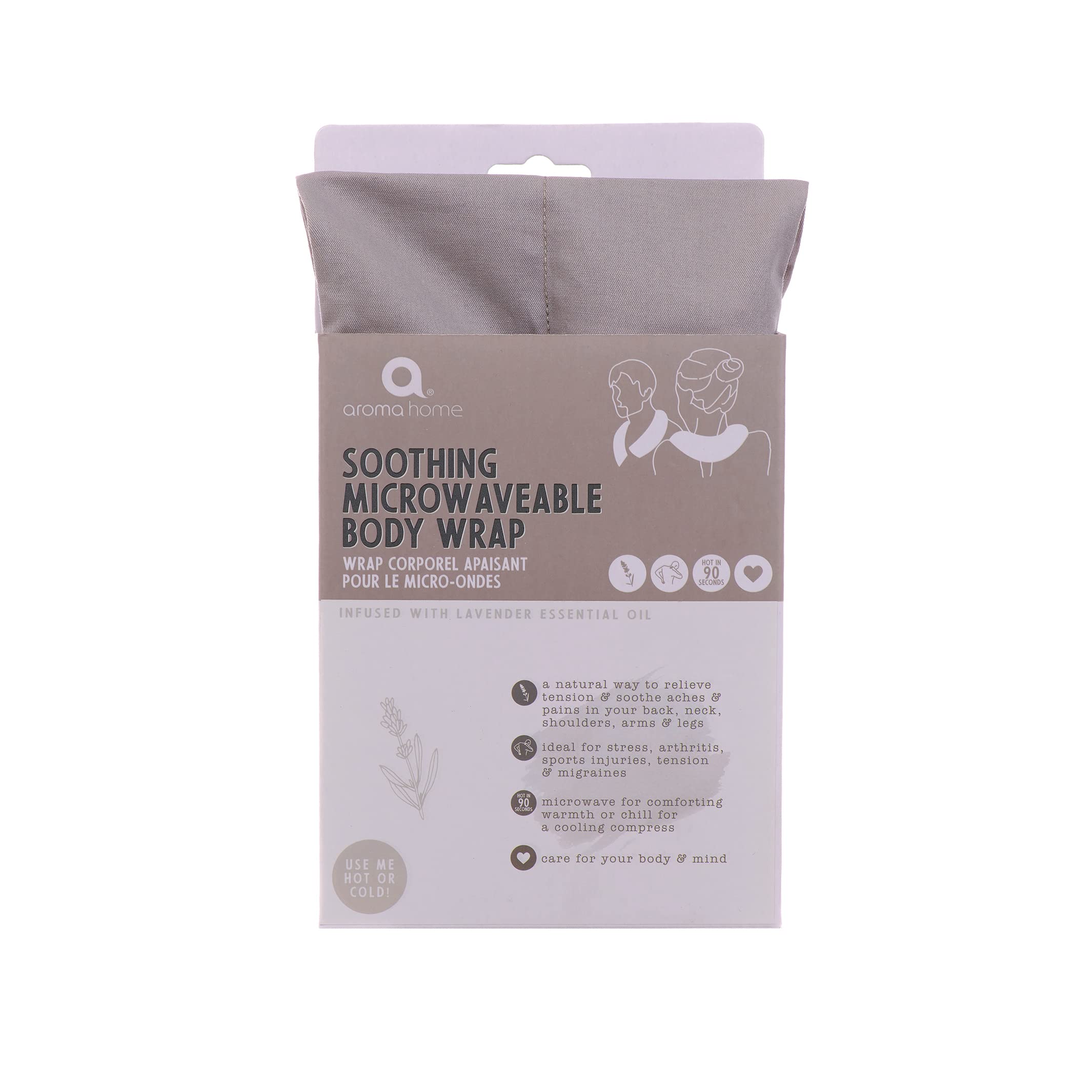 Aroma Home Soothing Body Wrap - Grey