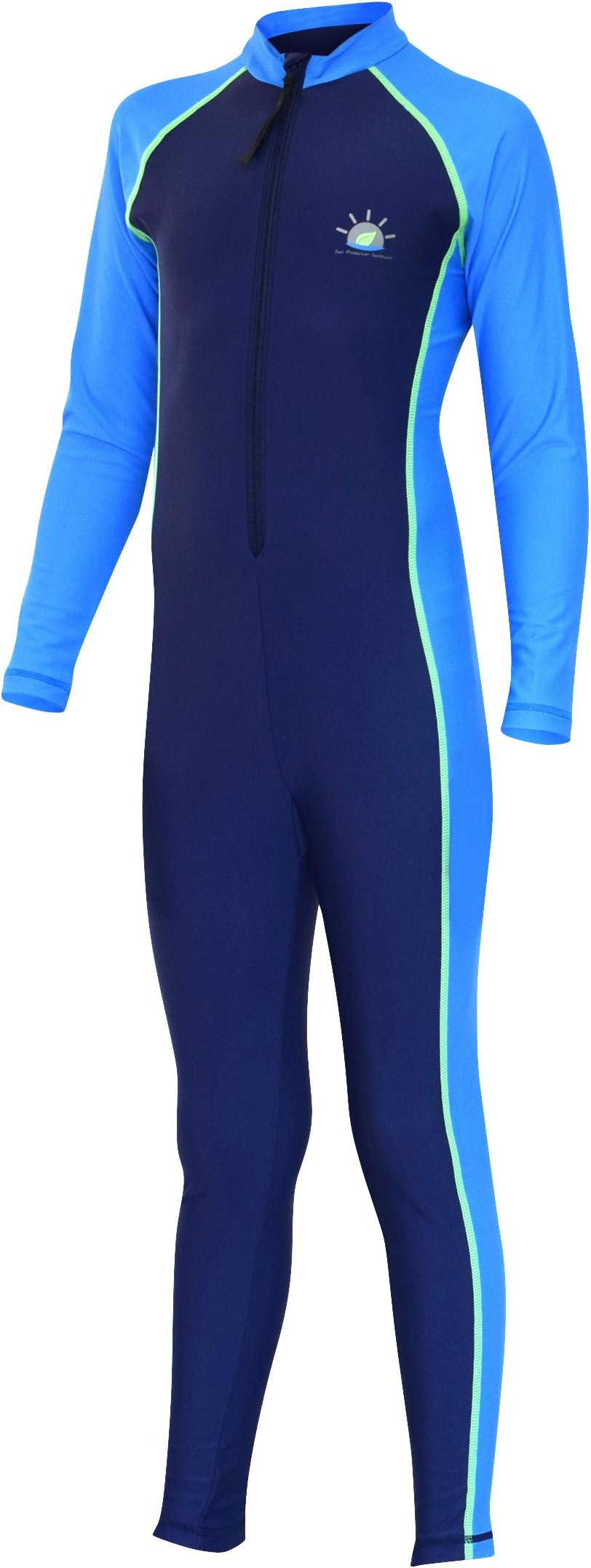 Boys Full Body Stinger Swimsuit Sun Protection Swimwear Sunblock Navy Blue