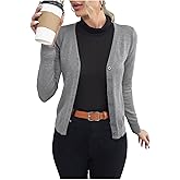MakeMeChic Women's Button Down Sweater Cardigan Long Sleeve V Neck Knit Lightweight Outerwear