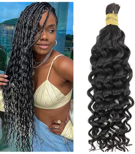 Amazon.com : Human Braiding Hair for Boho Braids 18 display picture 2