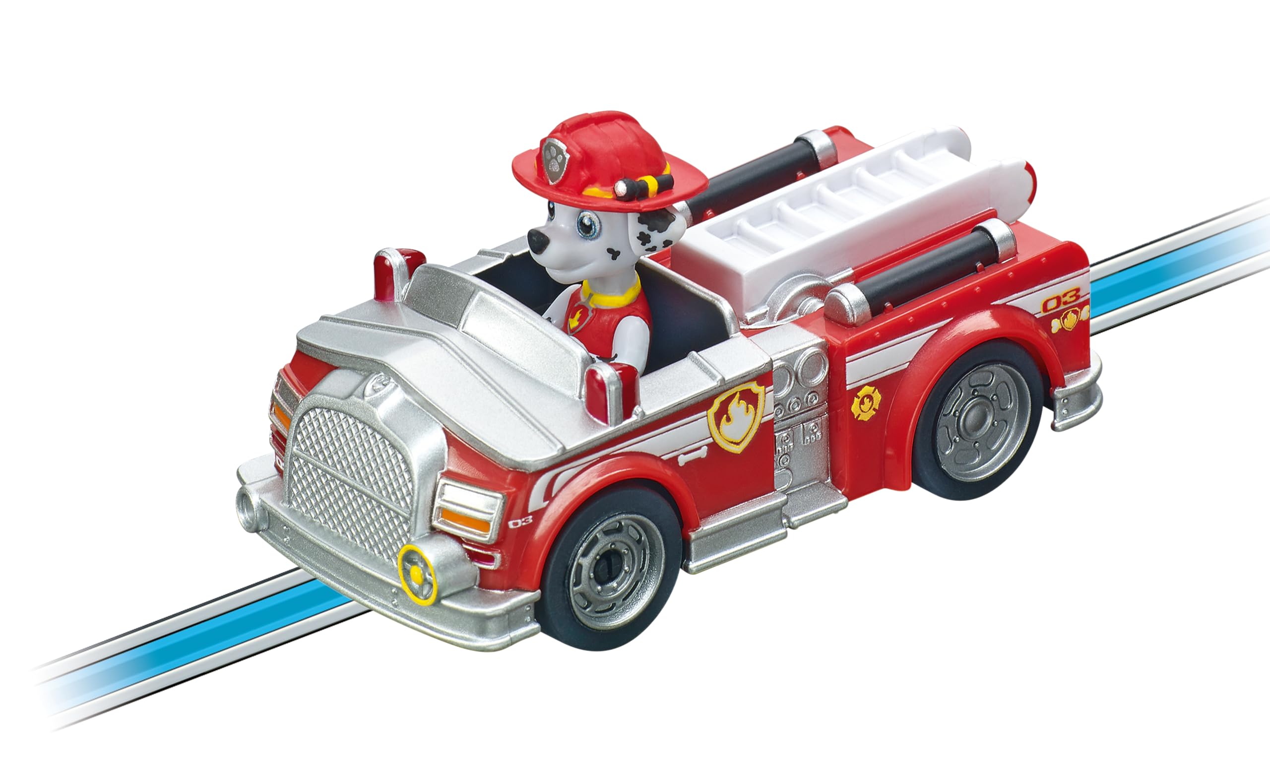 Carrera 20065024 First Paw Patrol-Marshall, Slot Car red