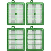 HASMX Hepa Filter Replacement for Electrolux Vacuum Cleaner EL4021A EL4040A EL4042A EL4050B EL4100A EL4101A EL4103A, Replaces Part Numbers EL012, EL012A, S-filter HEPA Vacuum Filter, Green (4-Pack)
