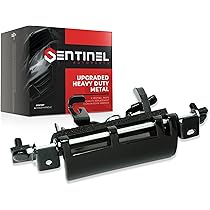 thumbnail image 2 of Tailgate Handle Assembly Replacement - Compatible With 2001-2007 Toyota Sequoia, 1998-2003 Sienna - Smooth Black, Plastic - OEM 69090-08010, 79600, TO1820100 2 of 14