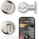 Level Lock Pro- World&rsquo;s Smallest, Most Innovative Smart Lock (Satin Nickel) | Matter-Over-Thread Deadbolt Plus Apple Home Key, Fast Keyless &amp; Remote Access with Apple, Alexa, Google Home, SmartThings