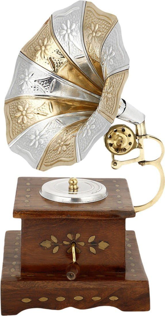 Arsalan The Wooden and Gold Gramophone Showpiece
