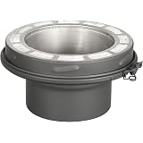 8 Inch Stainless Steel Tee With Clean Out Cap - For Class-A Double Wall Insulated Chimney Pipe, All Fuel Compatible
