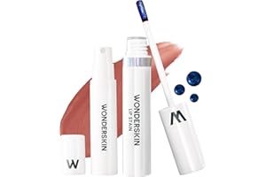 Wonderskin Wonder Blading Lip Stain Peel Off and Reveal Kit - Long Lasting, Waterproof Nude Lip Tint, Transfer Proof Natural Makeup Stain Kit (Lovely)