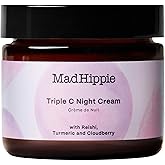 Mad Hippie Triple C Night Cream – Face Moisturizer, Skin-Brightening, Anti-Aging Skin Care with 3 Forms of Vitamin C, 2.1 Oz