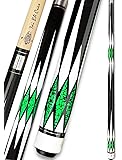 Tai ba cuesPool Cue Stick, 13mm Tip, 58", Hardwood Canadian Maple Professional Billiard Stick 19,20,21 Oz (Selectable)-Blue, Red, Green Pool Cue Stick