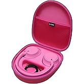 LTGEM Case Compatible with Sony WH-CH720N / WH-CH520 / WHCH710N / WH-CH510 Noise Canceling Headphones Over The Ear Headset, Rose Red