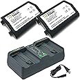 Wasabi Power Battery (2-Pack) and Dual Charger for Nikon EN-EL18d and Nikon MH-33, Nikon Z9, D4, D4S, D5, D6, D850 (with adapters/Grips)