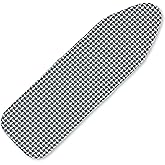Ironing Board Cover and Pad,Sewn-in Thick Feltpads,Elastic Edge,12"x36"Scorch & Stain-Resistant Replacement Ironing Board Cov