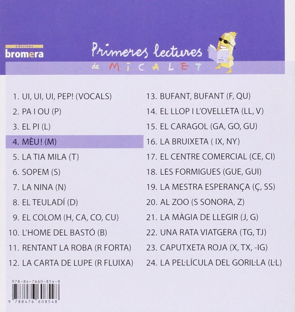 Meu Primeres Lectures De Micalet Versio Majuscula Valencian Edition Soler Cobo Teresa Amazon Com Books