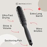 Olivia Garden Expert Blowout Speed Black Label 25 Ceramic Round Brush 25 Faster view 6