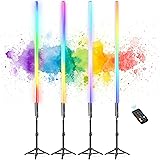 4 Pack 4ft Portable Battery Powered Tube Light