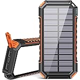 SOARAISE Solar Charger 26800mAh High Capacity Solar Power Bank USB C Fast Charging Solar Phone Charger External Battery Pack