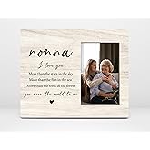 Orchroma Nonna Grandma Picture Frame, Nonna Gifts, Nonna Mother's Day Birthday Gifts from Grandkids Granddaughter Grandson, Nonna I Love You Photo Frame 4x6