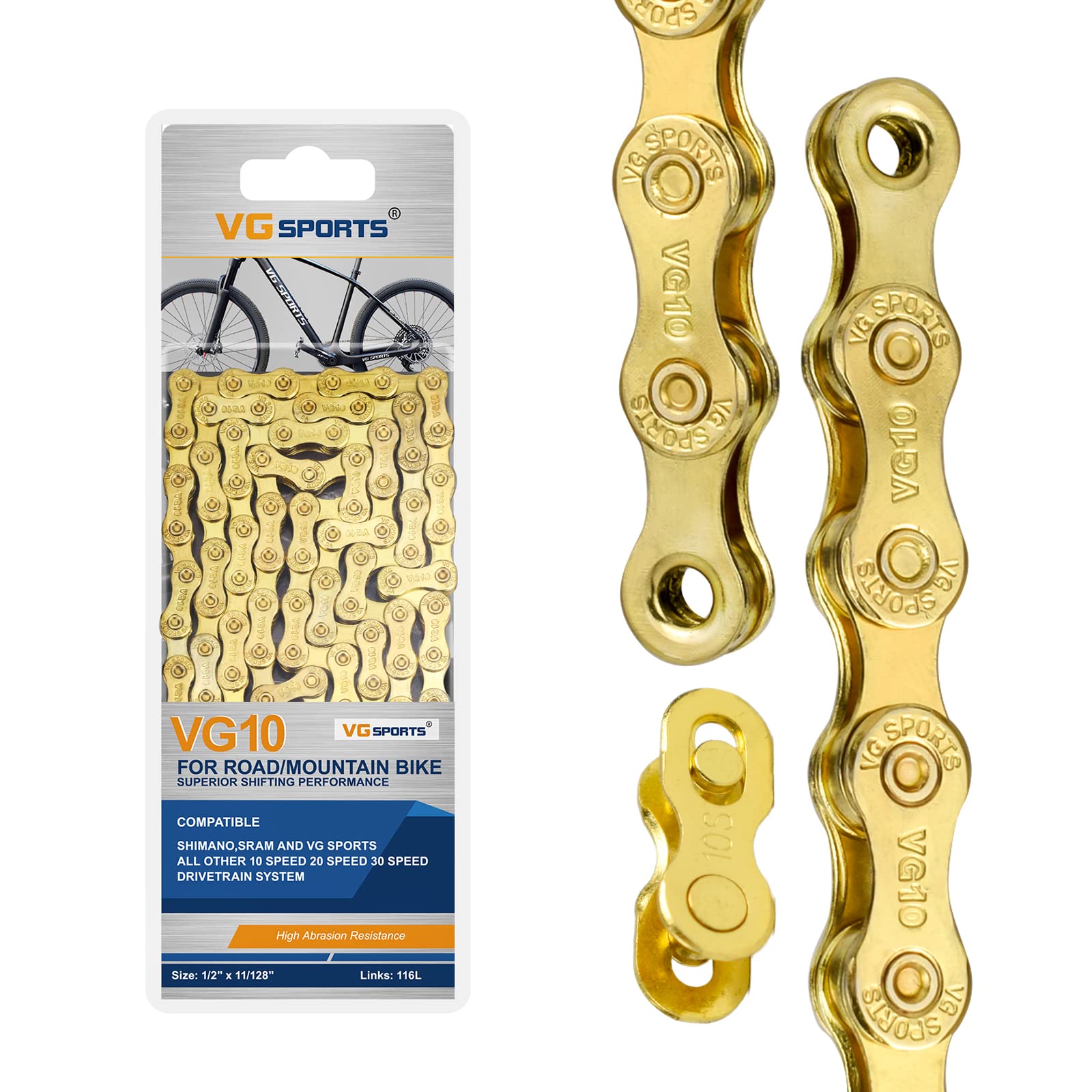 VG SPORTS 6/7/8/9/10/11 Speed Bike Chain