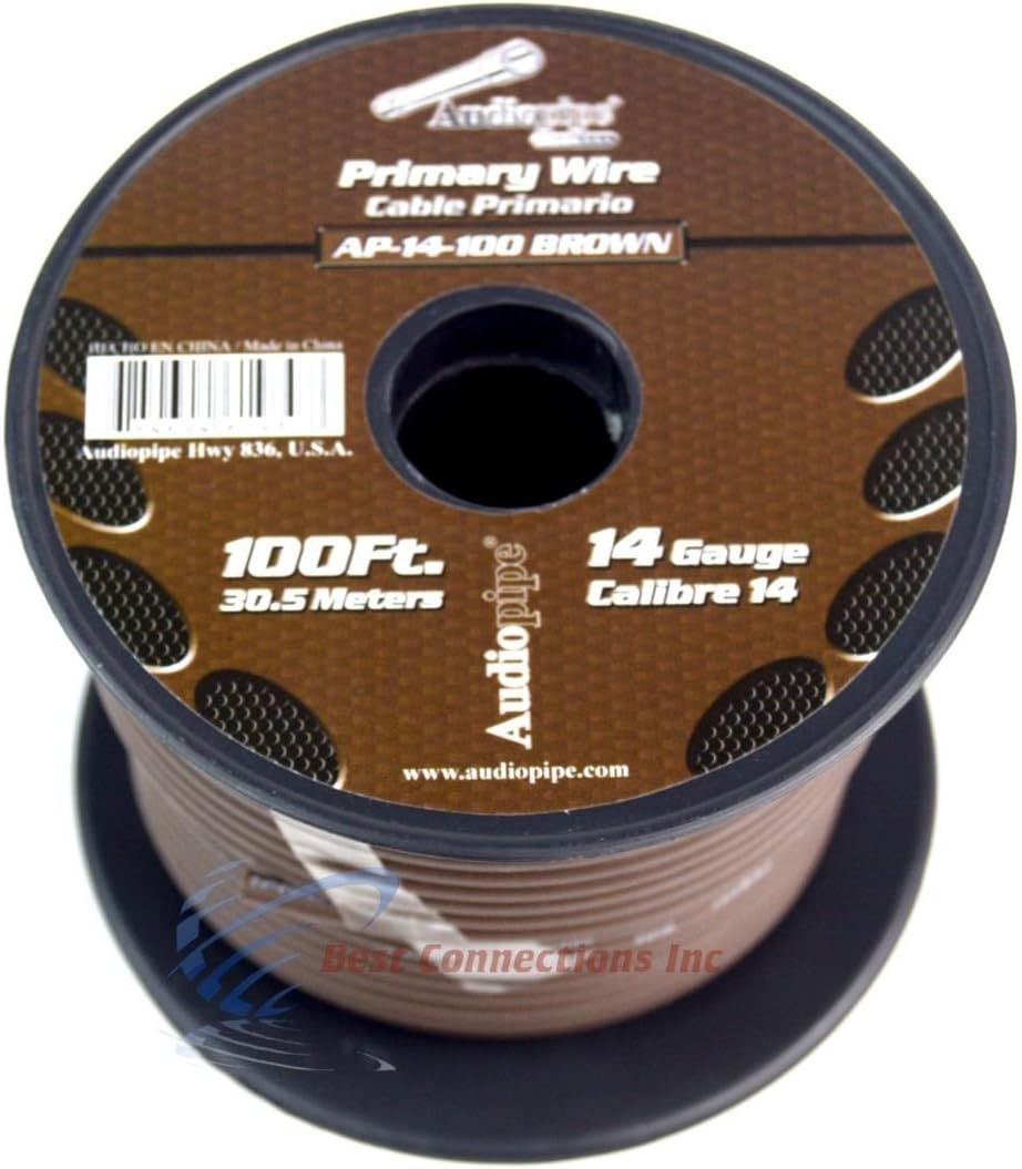14 Gauge 11 Rolls 100 Feet Primary Power Ground Wire All Purpose Remote Cable: Everything Else