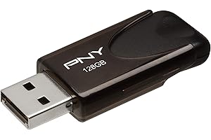 PNY 128GB Attaché 4 USB 2.0 Flash Drive, black