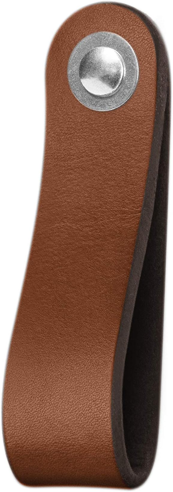 Leather Drawer Pull - The Hawthorne (Honey)