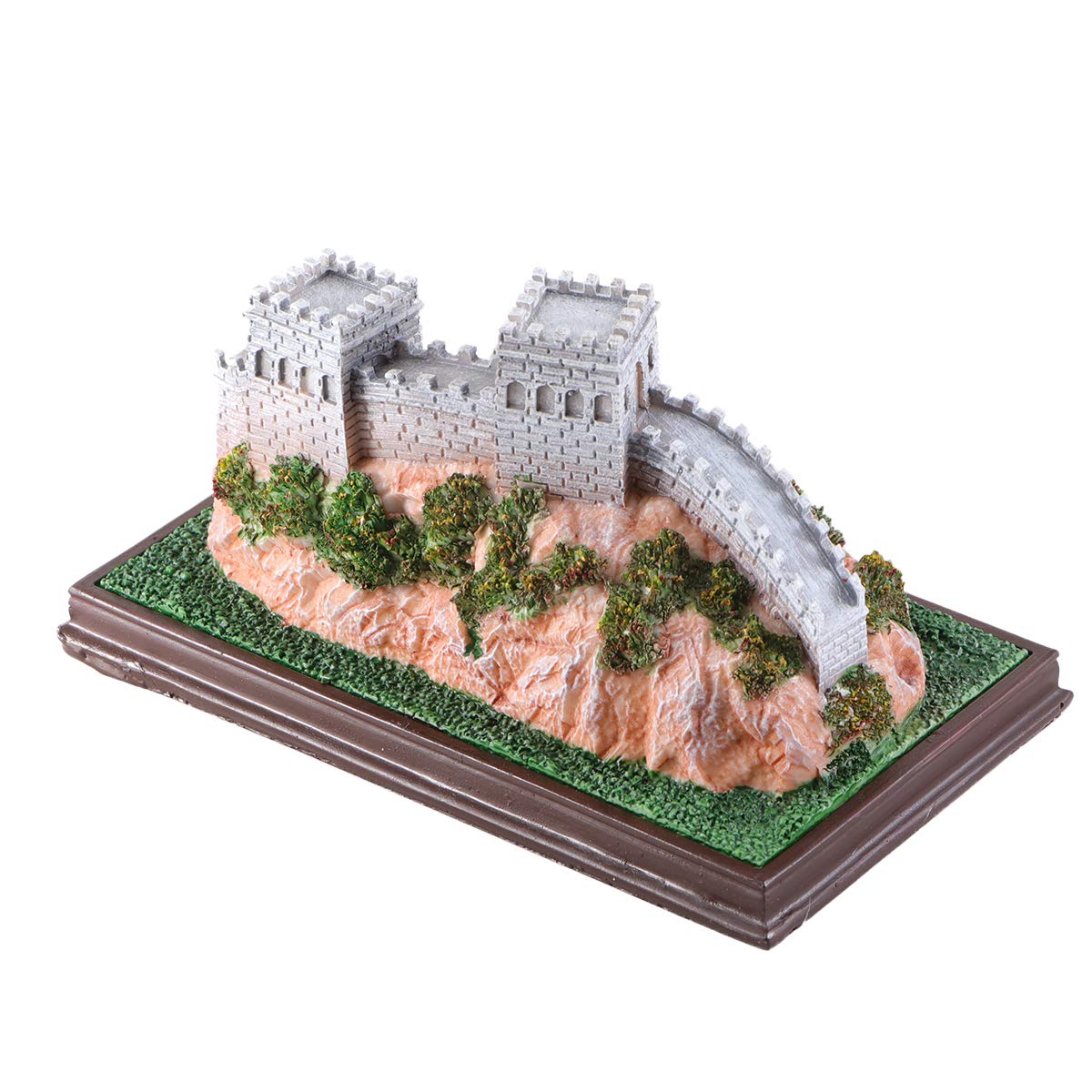 VORCOOL Decorative Home Accessories 1pc Classical Architecture Model Great Wall of China Model Architectural Furnishing Articles Ornaments Props for Home Decor