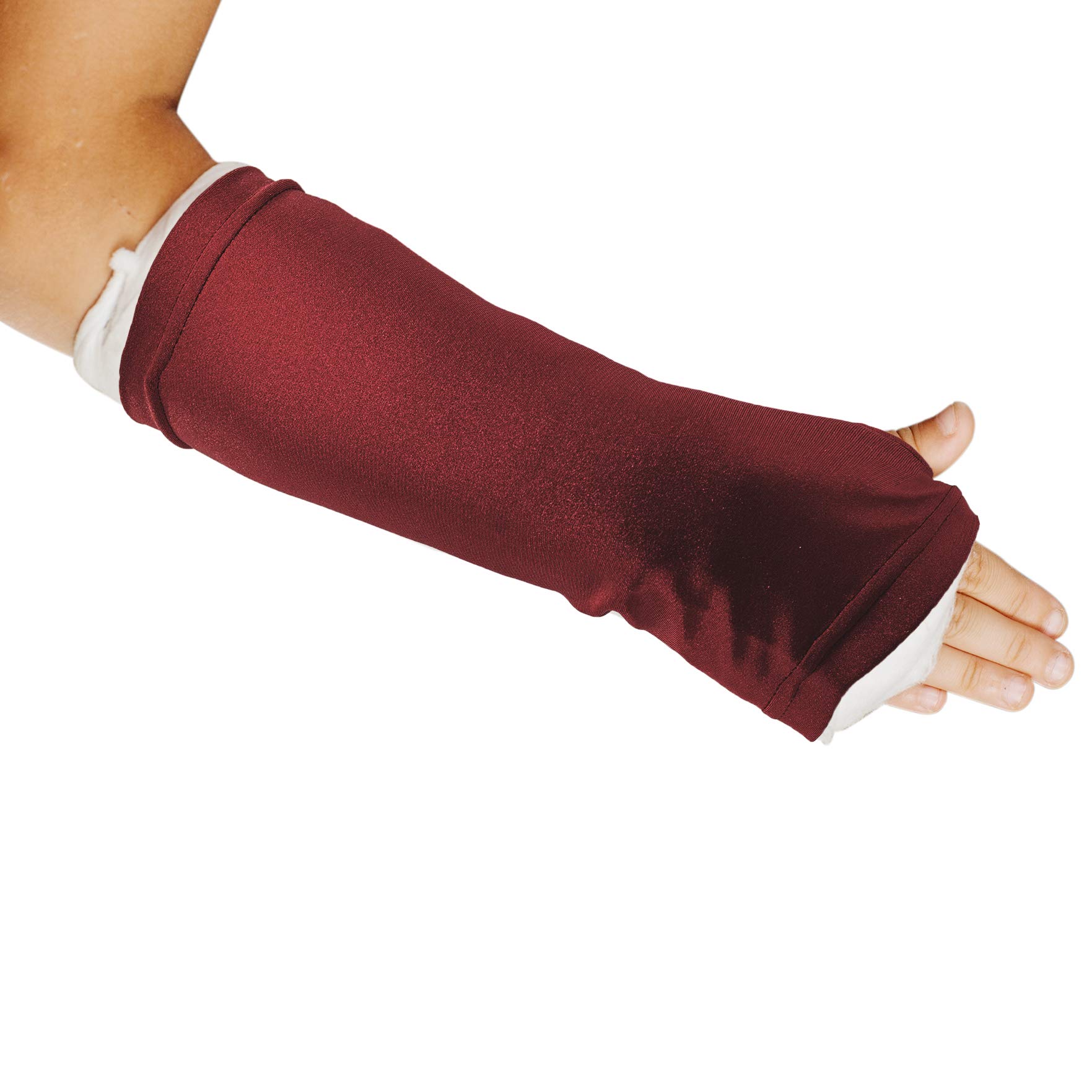 LimbO Cast Sleeve For Casts and Dressings (Small, Burgundy)