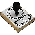 READY 2 LEARN-CE100 Digital and Analog Clock Stamp - Wooden Stamp for Telling Time Activities and DIY - Use for Flashcards, W