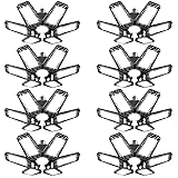 TOPAUBUB Garage Light 8 Pack 160W, 16000LM LED