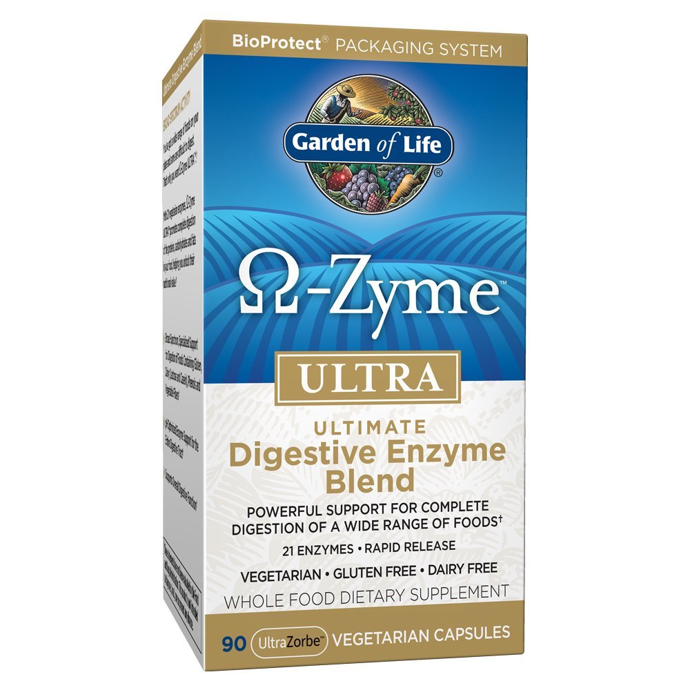 Garden of Life Vegetarian Digestive Supplement Omega Zyme Ultra