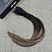 Full Shine 14 inch 50gram 20 Pcs Balayage Tape on Hair Extensions Color #2 Fading To #8 Highlight With Color #2 Fading To Color #60 Platinum Blonde Remy Hair Ombre