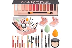 AOLIKOKO Makeup Kit for Women Full Kit,Professional Makeup Set,Includes 12 Colors Eyeshadow Palette And multiple cosmetics,Makeup Gift Set for Women Teens