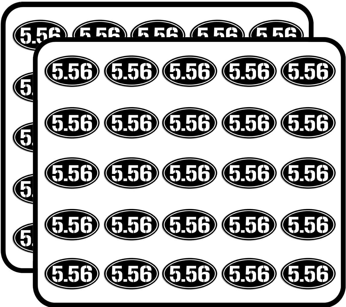 Amazon Com Black Oval 5 56 Gun Bullet Nato Caliber 556 Ar 15 Sniper Ammo Sticker For Scrapbooking Calendars Arts Kids Diy Crafts Album Bullet Journals 50 Pack