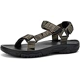 YOCCI Men's Sport Hiking Sandals with Arch Support Lightweight EVA Midsole Outdoor Beach Water Sandal