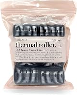 Kitsch Ceramic Thermal Hair Rollers Self Grip Curlers 8 Pcs Black view 8
