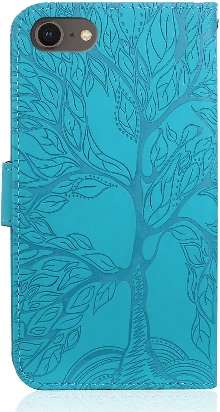 Aisenth iPhone SE 2020 Case，iPhone 7/8 Flip Case, The Tree of Life