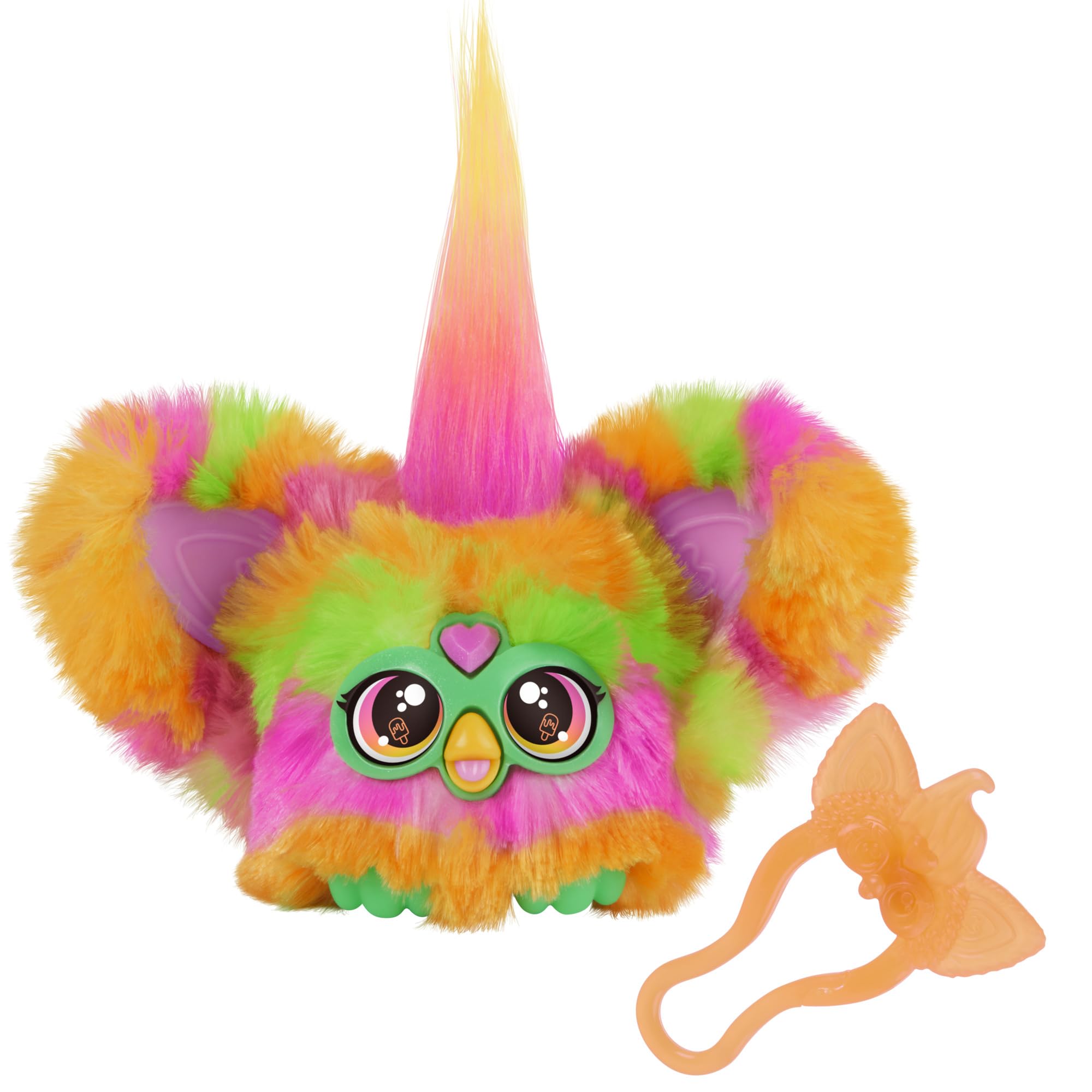 Photo 1 of Furby Furblets Par-Tay Mini Friend, 45+ Sounds, Disco Music, Speaks Only Furbish, Electronic Plush Toys for Girls & Boys, Interactive Pets, Multicolor, 6+