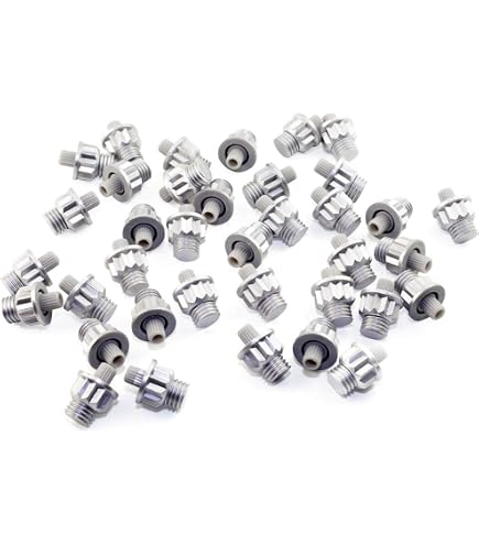50-Pack 14mm Wheel Rim Rivet Bolts – Decorative Chrome Silver Rivets For 11mm Holes, ABS Plastic