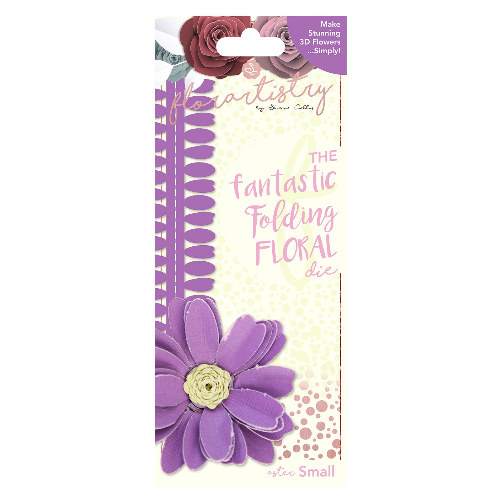 Florartistry Folding Die-Aster (Small), Metal, Brown