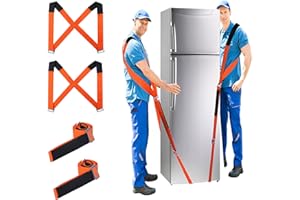 EPXXUDD Moving Straps Lifting（Padded） one Person 2-Person Lifting and Moving System Appliance,for Harness Moving Mattress Couch Furniture Heavy Things,Suitable Professional Moving Body Strap Wrist Strap