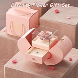 Suewidfay Eternal Rose Gift with I Love You Necklace 100 Languages view 3