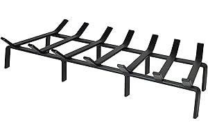 SteelFreak Heavy Duty Steel Fireplace Grate - Made in The USA (30 Inch)