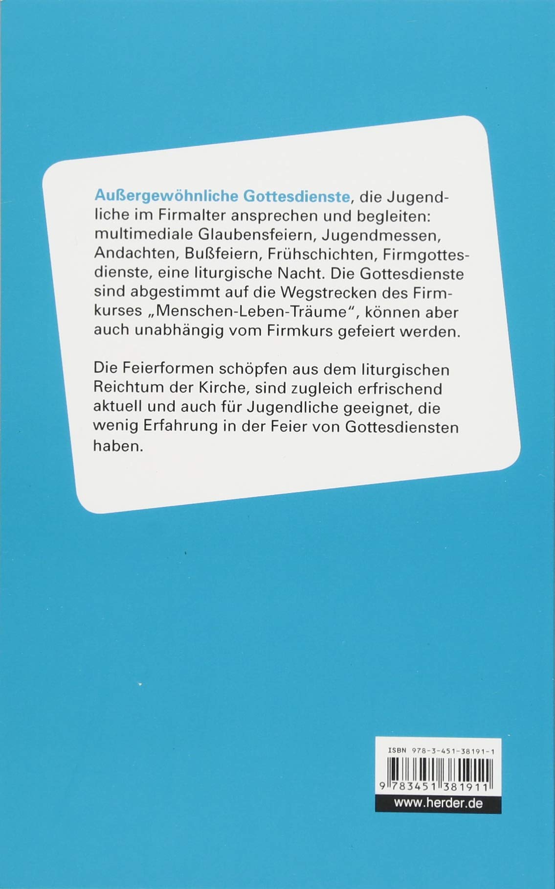 Menschen Leben Traume Jugendgottesdienste Amazon De Vellguth Prof Klaus Reintgen Frank Bucher