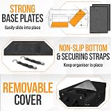 FORTEM Car Boot Organiser SUV Trunk Storage 65L Collapsible Multi Compartments view 6
