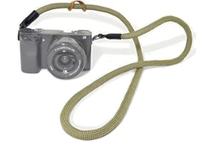 Little Fire Craft Camera Strap Crossbody Camera Neck Shoulder Strap 127cm Climbing Rope for Photographers Lanyard 10mm Thick 