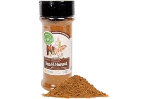 EAT WELL PREMIUM FOODS Eat Well Ras El Hanout 4 oz, Premium Ras Al Hanout Moroccan Spice Blend, Aromatic Blend of Spices for Tagine and Meats, Mixed Spice Seasoning, 100% Pure Natural Ingredients in Shaker Pot