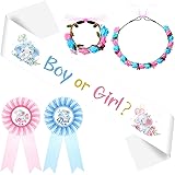 Riceshoot Boy or Girl Gender Reveal Sash Mom to Be